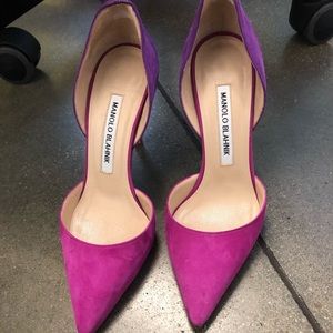 Worn once Manolo Taylerbi pumps 105mm